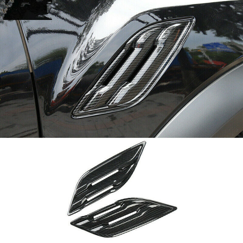 Fit  for ford  F-150 F150 2017-2020 2PCS Side Door Wing Air Vent Fender Cover Trim