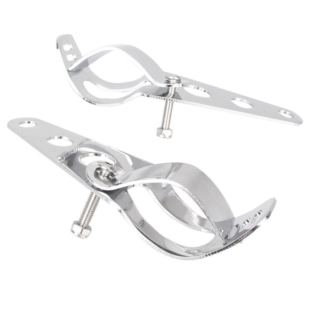 38-43mm Universal Headlight Mount Bracket Fork Ear for Harley Chopper Cafe Racer