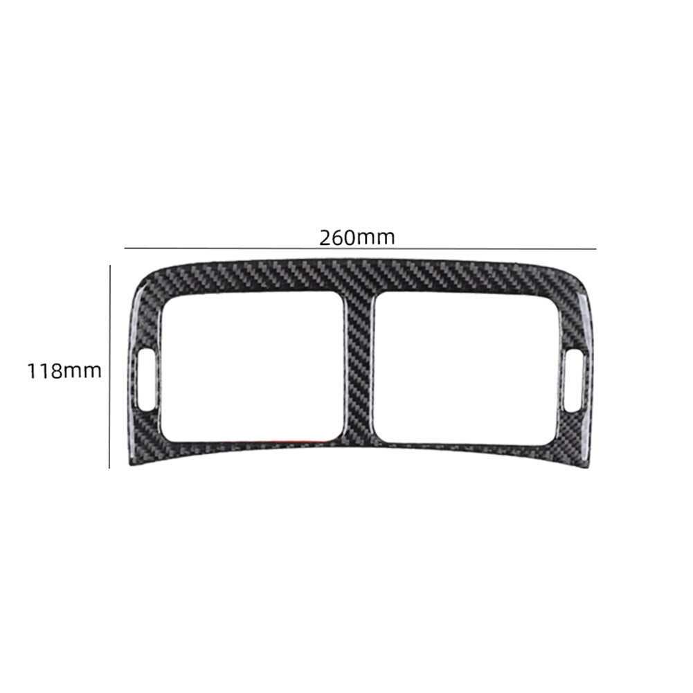 Carbon Fiber Interior Center Air Vent Cover Trim for Mercedes-Benz C-Class W203