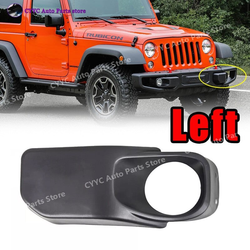 Fog Light Lamp Cover Bumper Fog Light bezel Left for JEEP for Wrangler JK 07-17