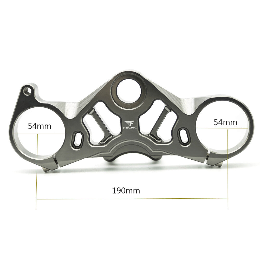 Suitable for RS4 125 GPR125 GPR150 2011 - 2016 CNC three-tree upper clamp mounting gray