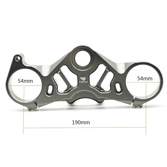 Suitable for RS4 125 GPR125 GPR150 2011 - 2016 CNC three-tree upper clamp mounting gray