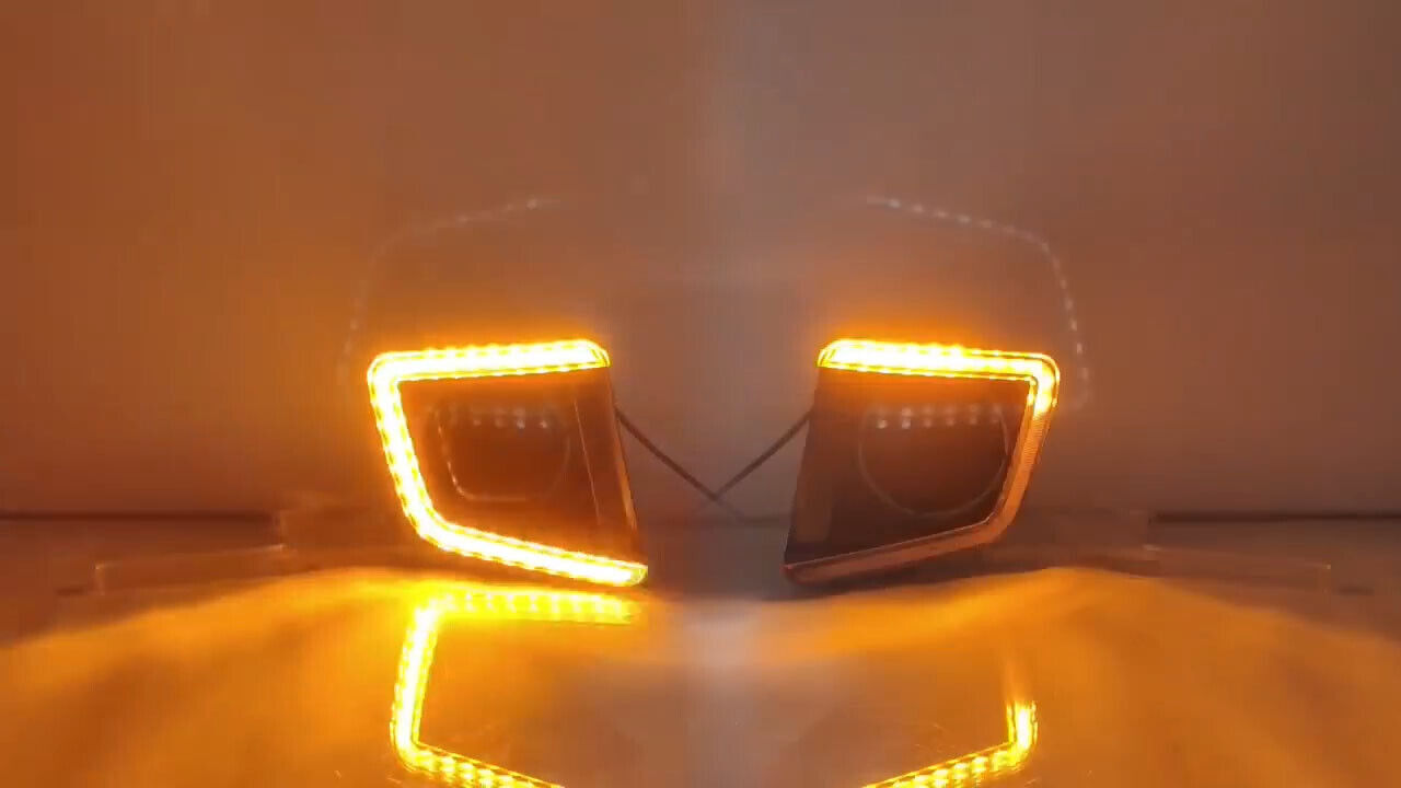 Applicable to for Toyota Tendera 2014-2021 LED DRL daytime running lights with turn signals
