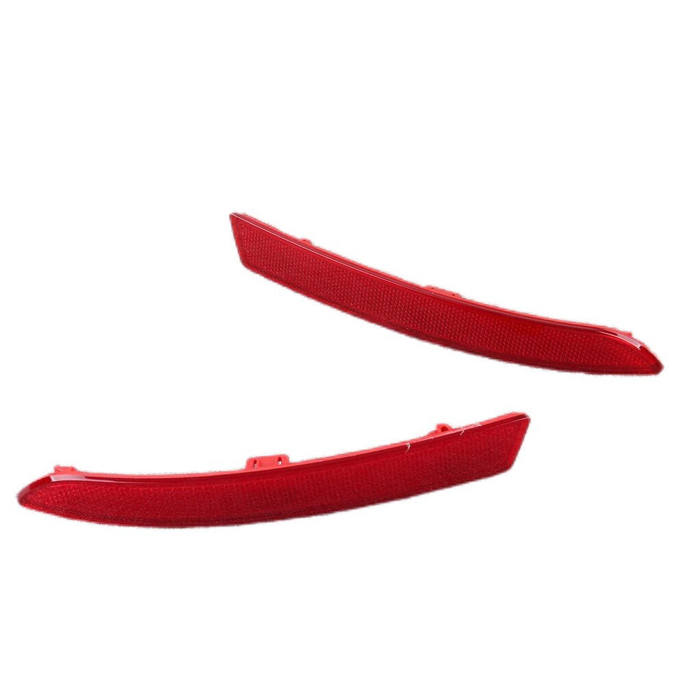 2Pcs Rear Bumper Cover Reflector Red Left+Right For 5' F10 F18 LCI 2013-2017