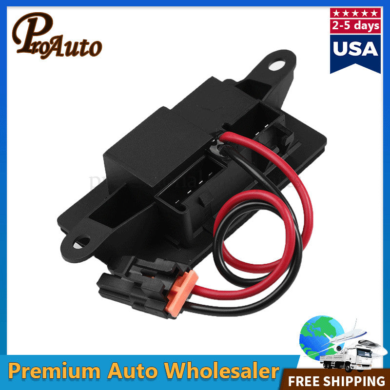 Rear A/C Blower Motor Resistor for Chevy Suburban 1500 for Cadillac for GMC 89018536