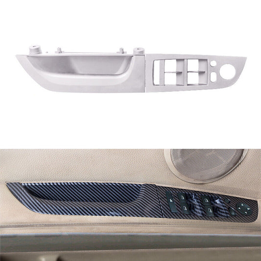 Gray Window Lift Panel Switch Cover for BMW 3 Series E90 2005-2012