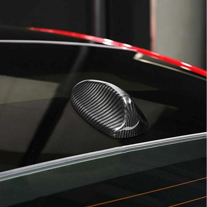 Real Carbon Fiber Roof Antenna Cover Caps Fit for Alfa Romeo Giulia 2017-2020