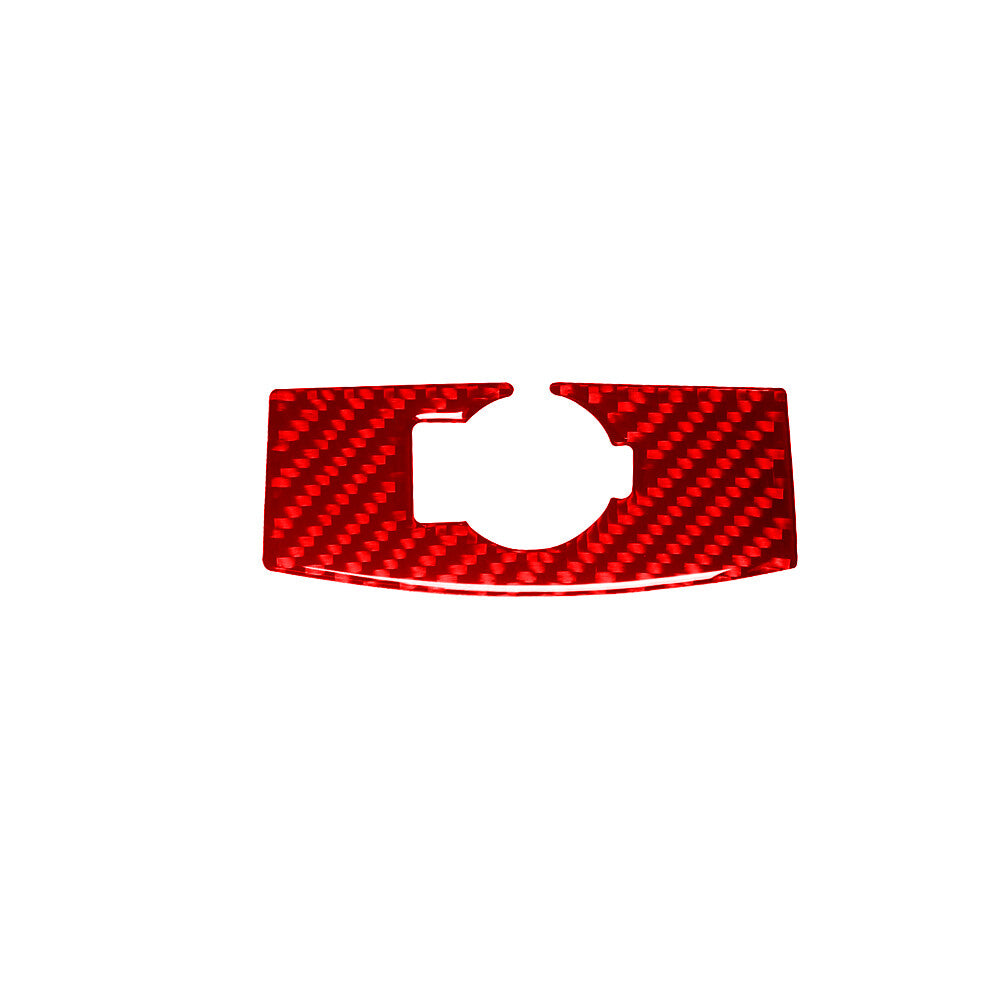 Red Carbon Fiber Inner Rear Power Outlet Cover Trim for Hyundai Azera 2006-2011