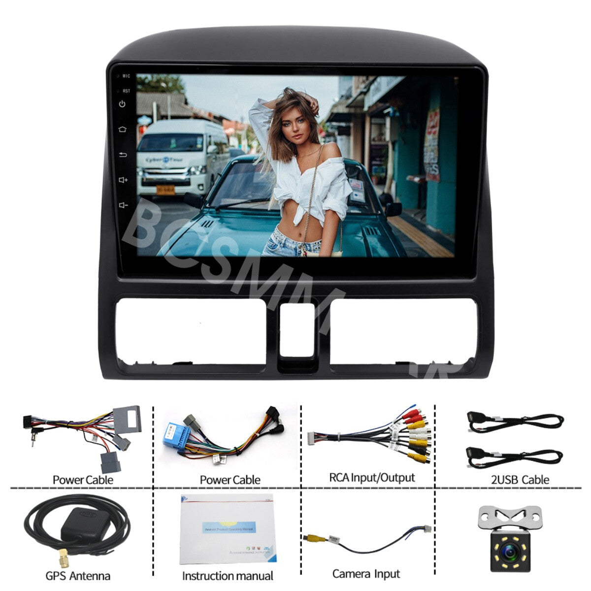 Fit for Honda CRV 2002-2006 Android 13 Car Stereo Radio GPS WiFi Player W/Camera