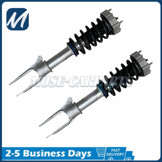 Pair Front Shock Struts Assembly Electric for Jaguar XJ XJR X351 RWD 2WD 2010-19