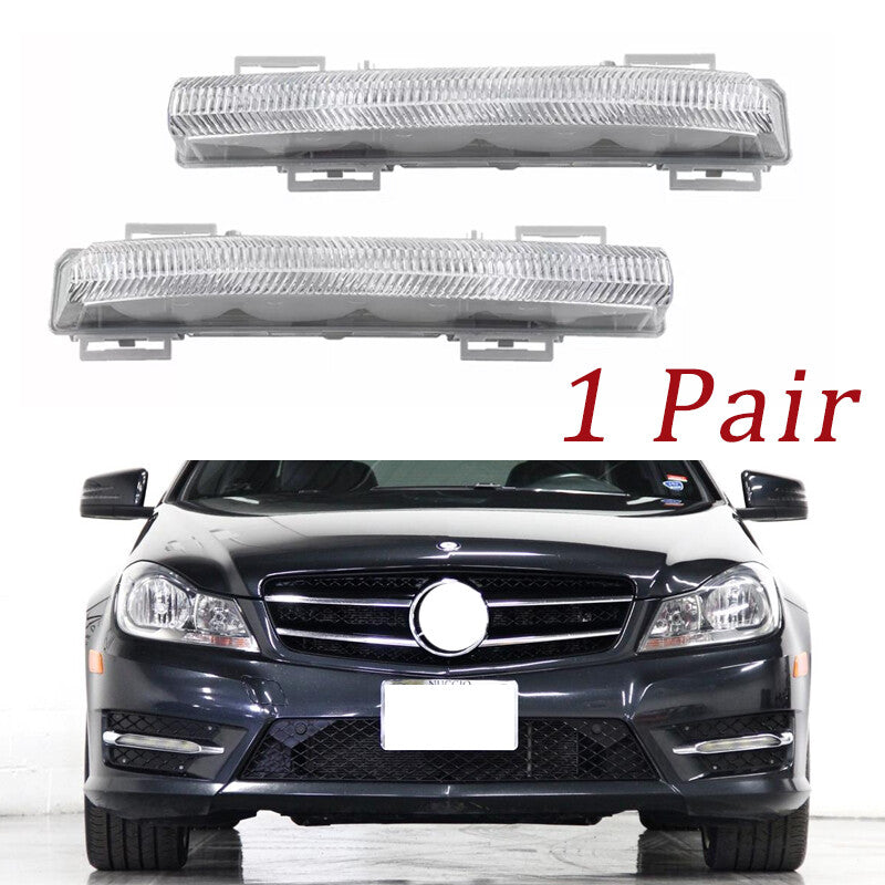 DRL Daytime Driving Lights are suitable for Mercedes-Benz E350, C350, C250, and W204 models.
