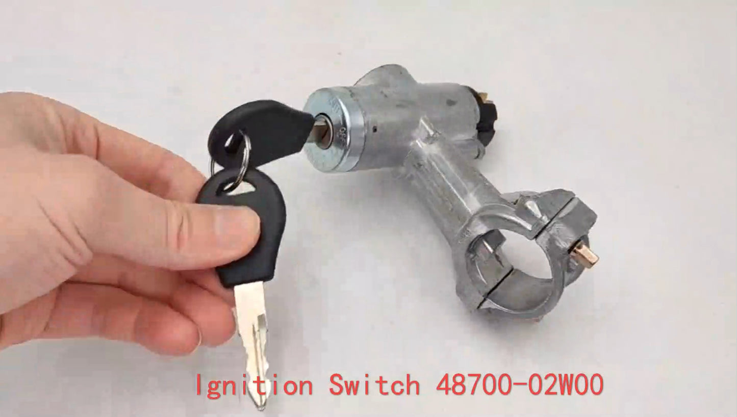 Ignition start switch 48700-02W00 is suitable for Datsun for Nissan 720 SD23 D23 pickups.