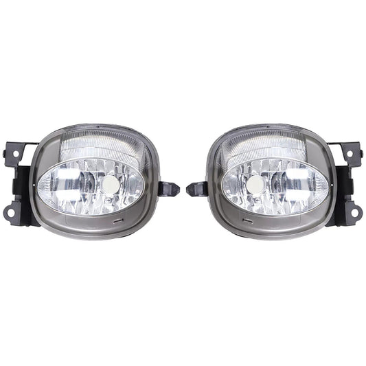 1 Pair Bumper Chrome Fog Light Fog Lamp Kit for Lexus ES350 2007 2008 2009