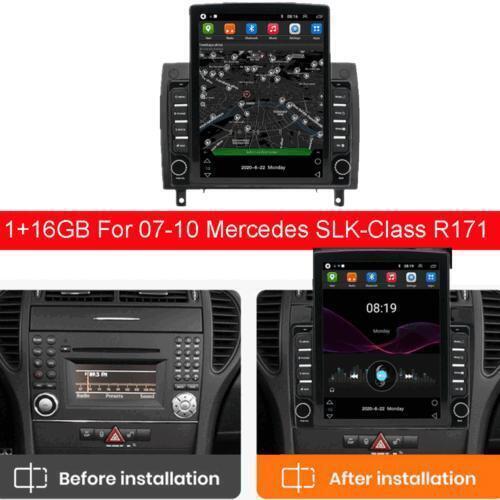 Radio Navi Player 9.7 Android 11 Stereo Fit 04-10 for Mercedes-Benz R171 SLK Class