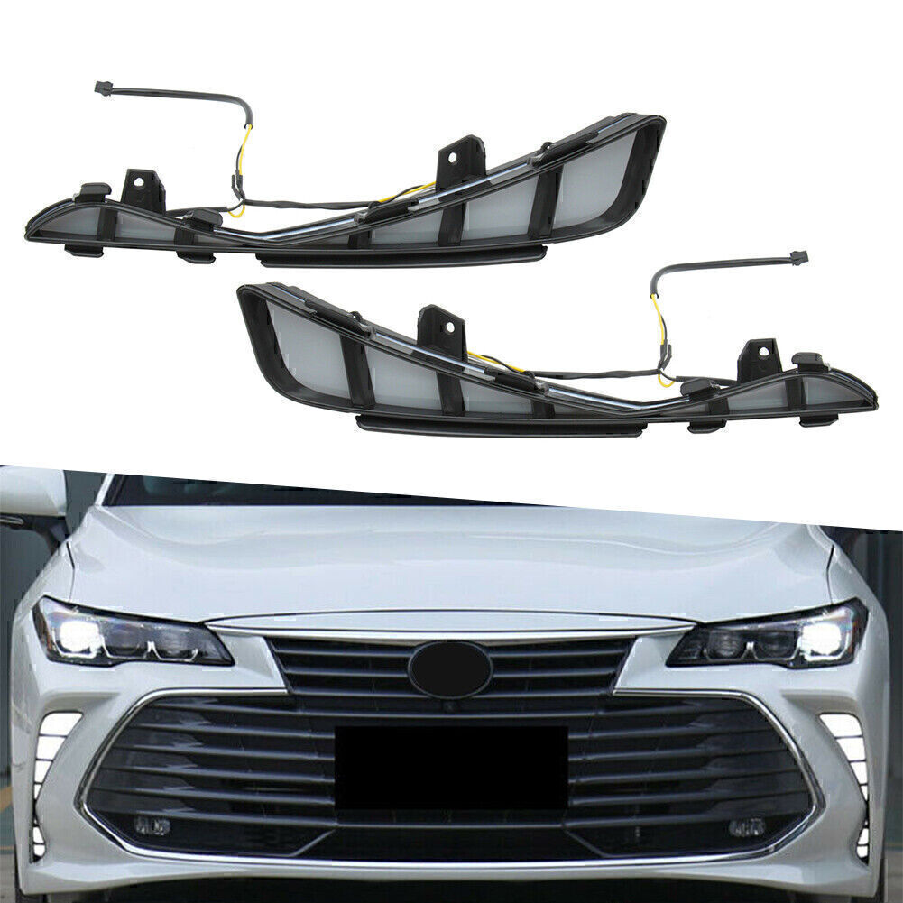 2pcs LED Daytime Running Lights DRL for Toyota for Avalon 2019 2020 ABS