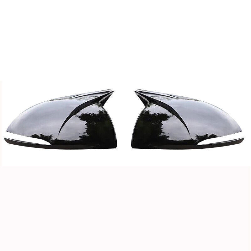 Glossy Black Car Side Rearview Mirror Cover Trim for Hyundai Sonata 2020 2021+