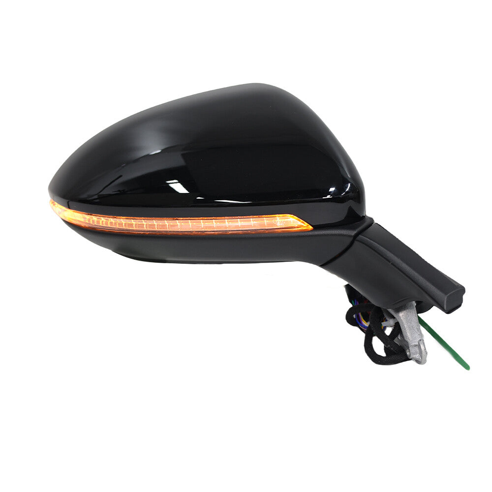for VW for Golf VII MK7 12-20 Right Exterior Mirror Mirror Electric Heater Black