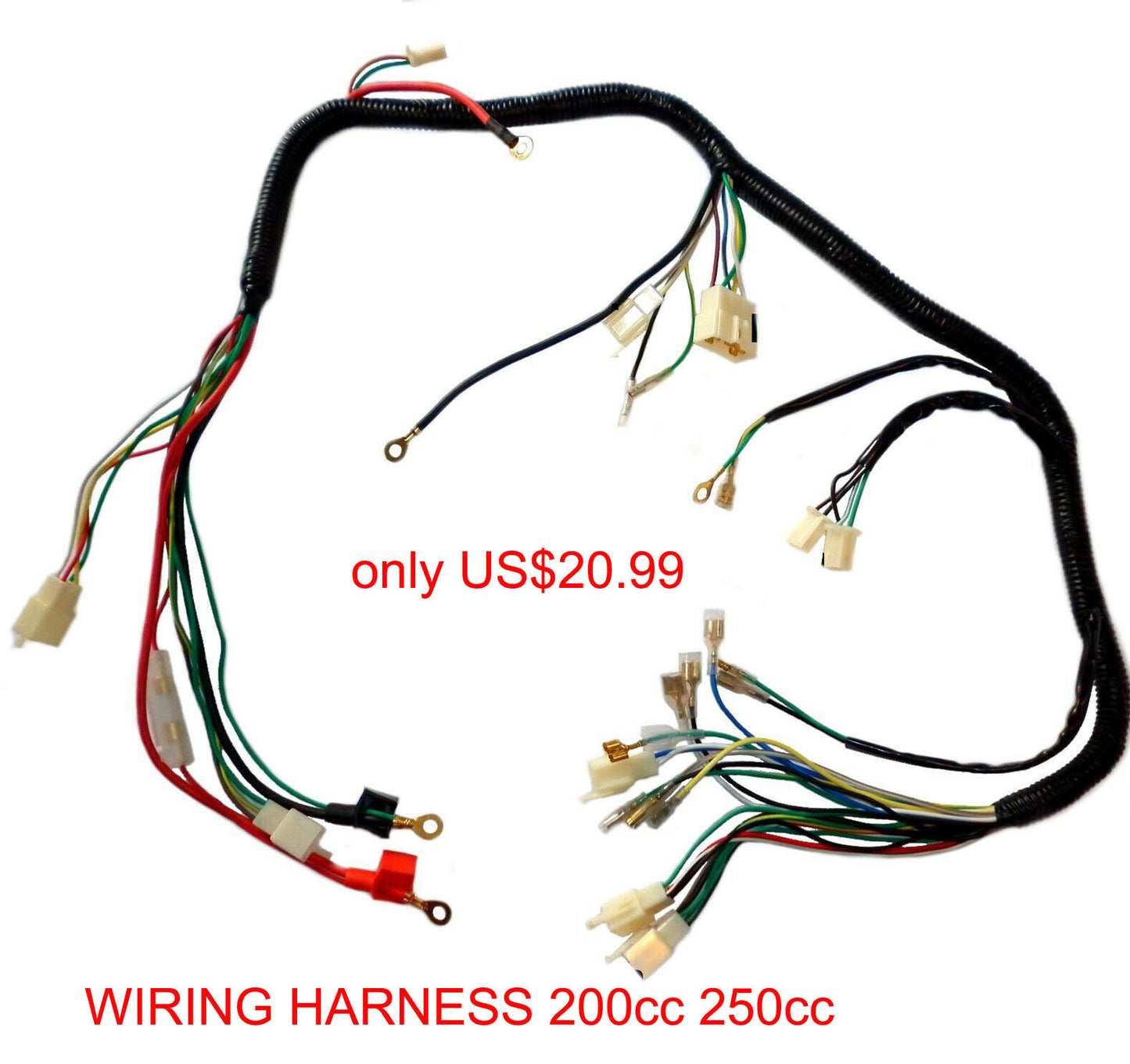 Engine AC Wiring Harness Wiring Loom 150cc 250cc PIT Quad Dirt Bike ATV Buggy