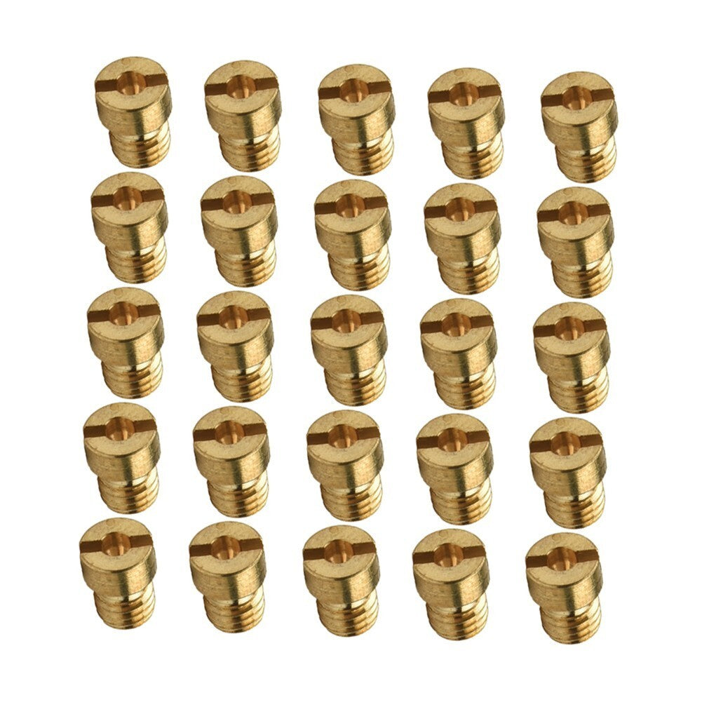 25pcs Main Jet 55-115 M5 5mm For Dellorto SHA 13/SHA 14/SHA 15/SHB 16/ SHB 19/