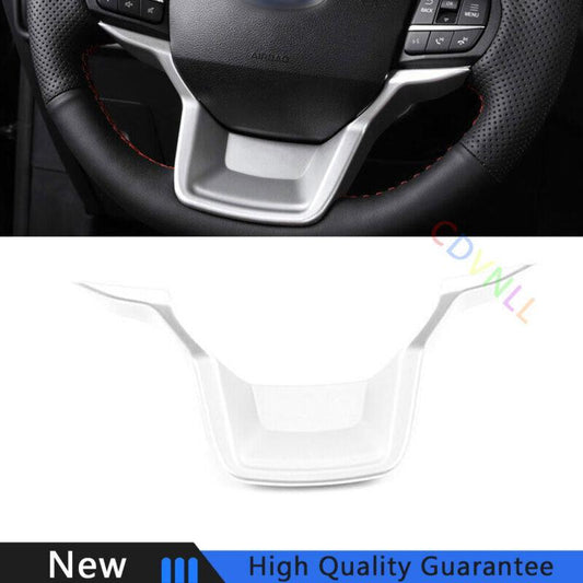 Fit for Ford Explorer 2020-2022 Matte Silver Car Steering Wheel Panel Cover Trim