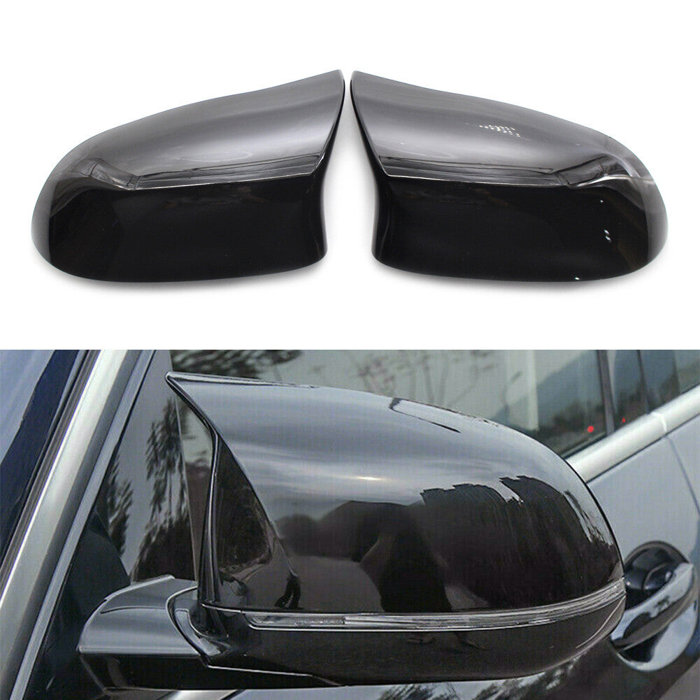 Pair Rear View Mirror Cover Trim For 2014-2018 2015 2016 2017 for BMW X5 F15 X6 F16