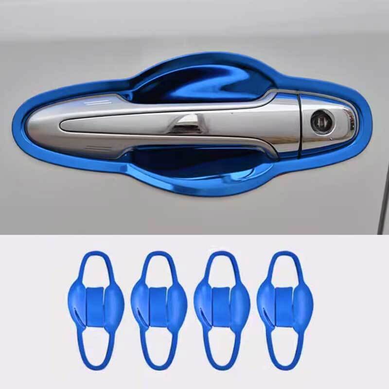 for Toyota RAV4 2013-2018 Black Stainless Exterior Side Door Bowl Cover Trims 8P