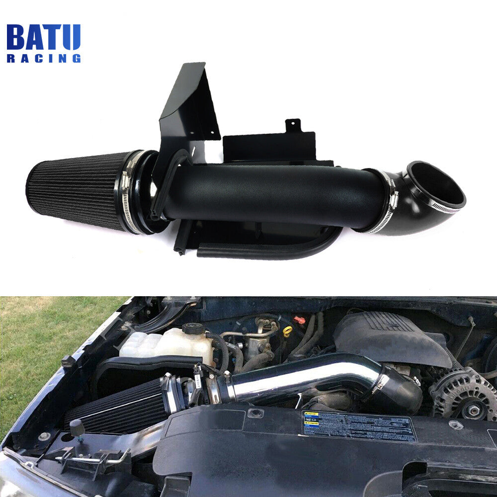 4inch Cold Air Intake System Heat Shield for 99-06 for GMC / for Chevy V8 4.8L/5.3L Black