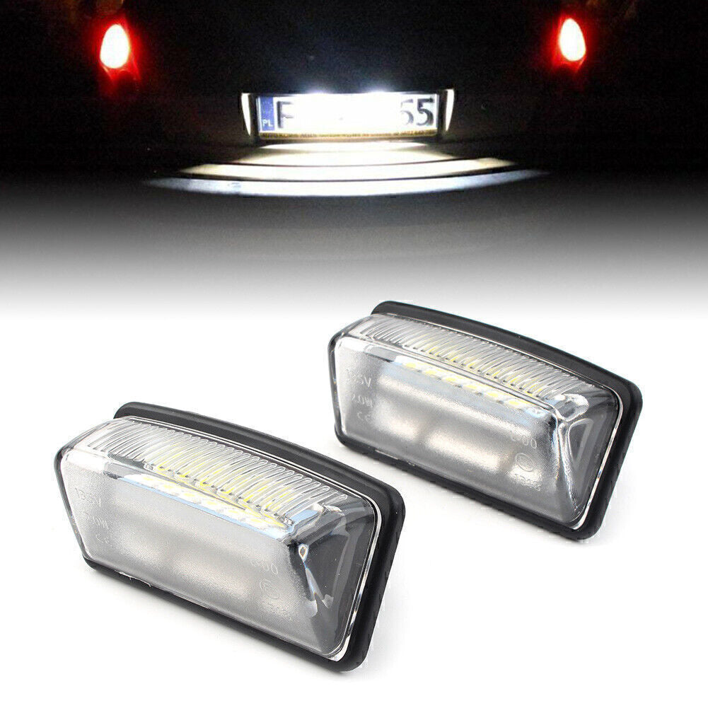 2x 12V LED License Number Plate Light white Fit for Toyota Crown Reiz Vios