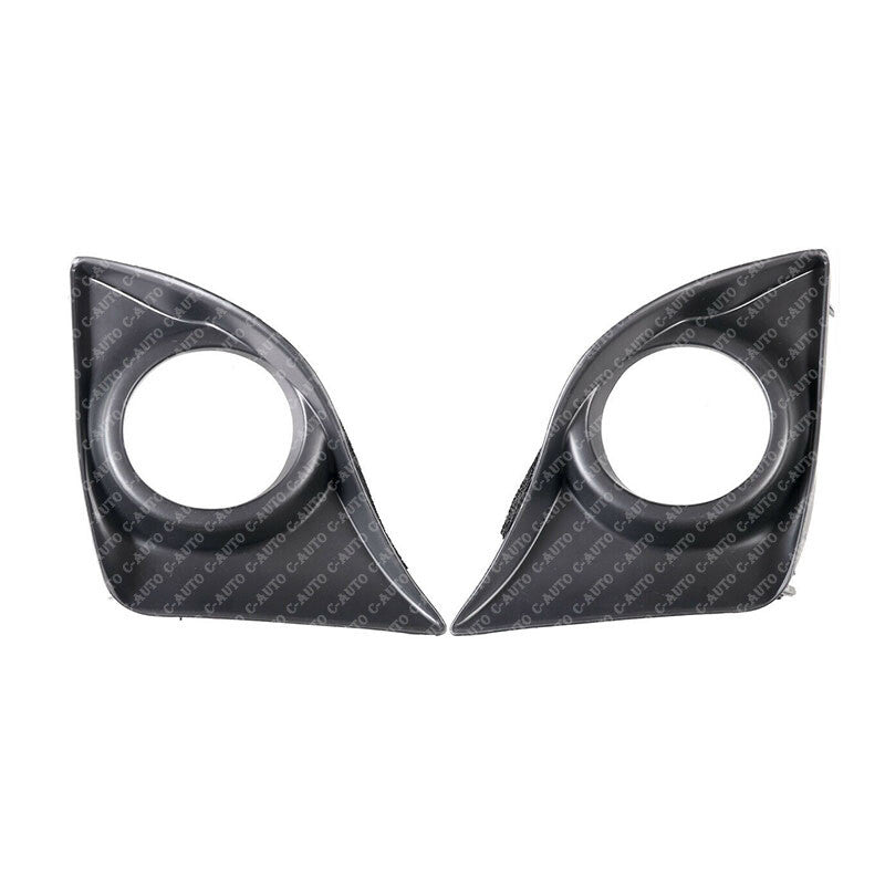 Pair Front Fog Light Lamp Black Cover Bezel for Lexus IS250 IS350 2011-2013
