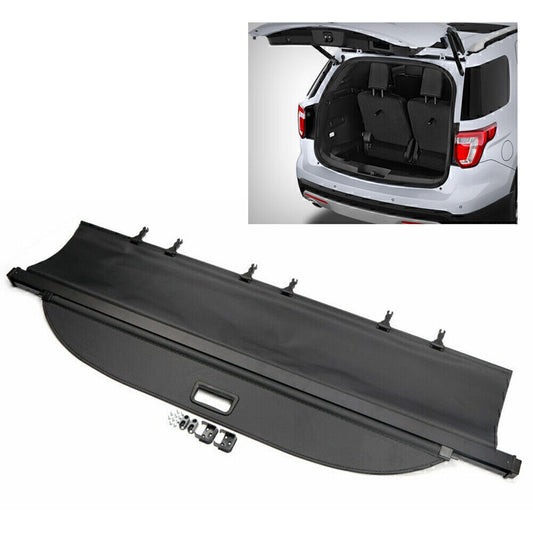 Fit for Ford Explorer 2011-2018 Rear Trunk Cargo Cover Security Shield Shade Black