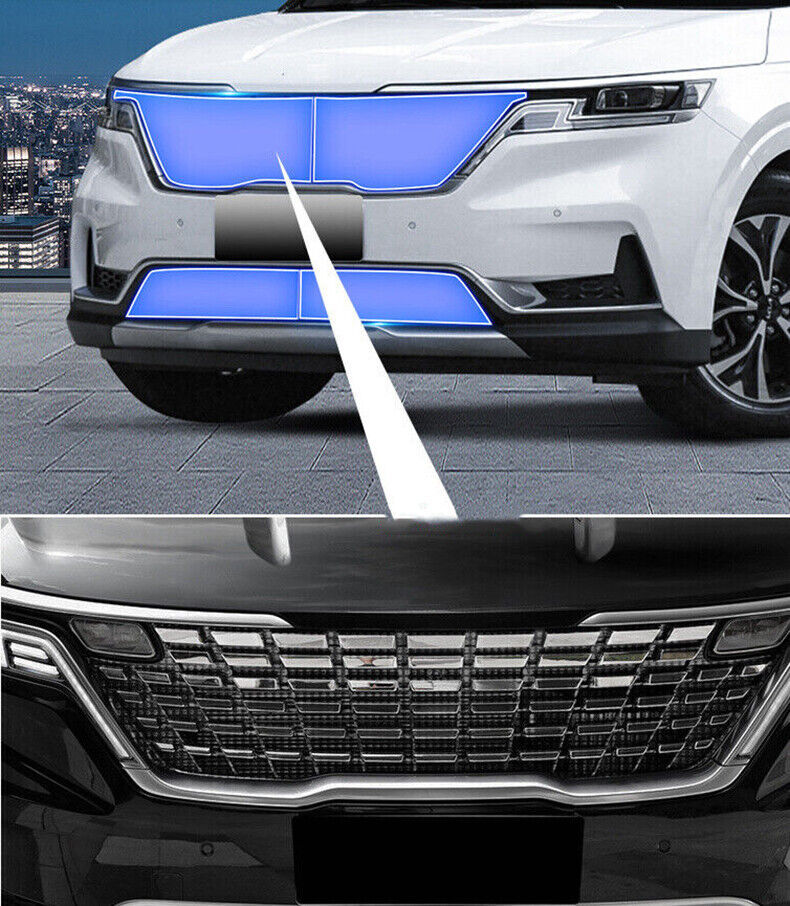 for Kia Carnival 2022-23 Black Front Grille Net Protection Anti-insect Proof 4x