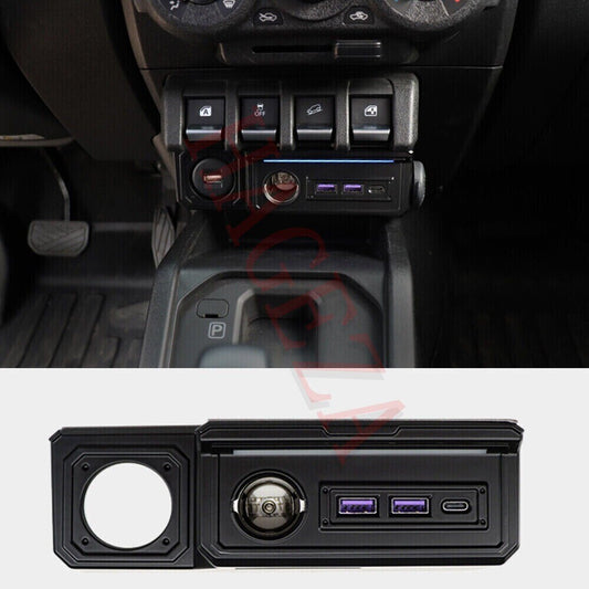for Suzuki for Jimny 2/4Door 2019+ USB Type-C Charging Port for Central Control LHD
