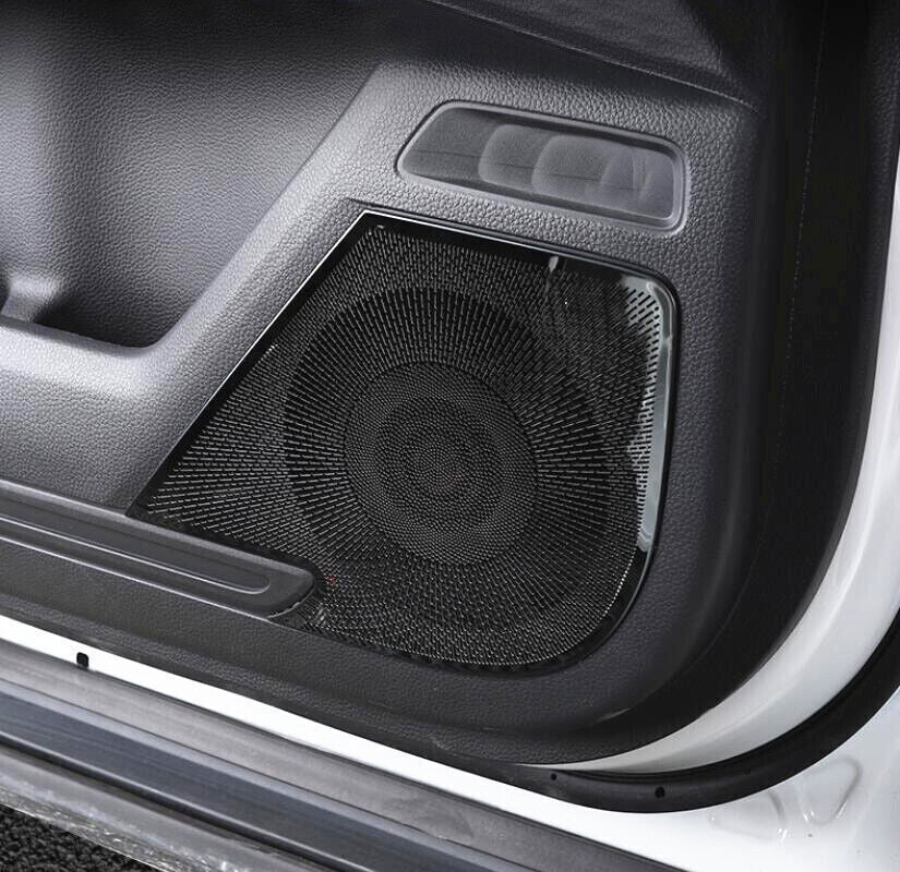 for Honda CR-V CRV 2023 2024 Black Titanium Interior Door Speaker Cover Trims 4P