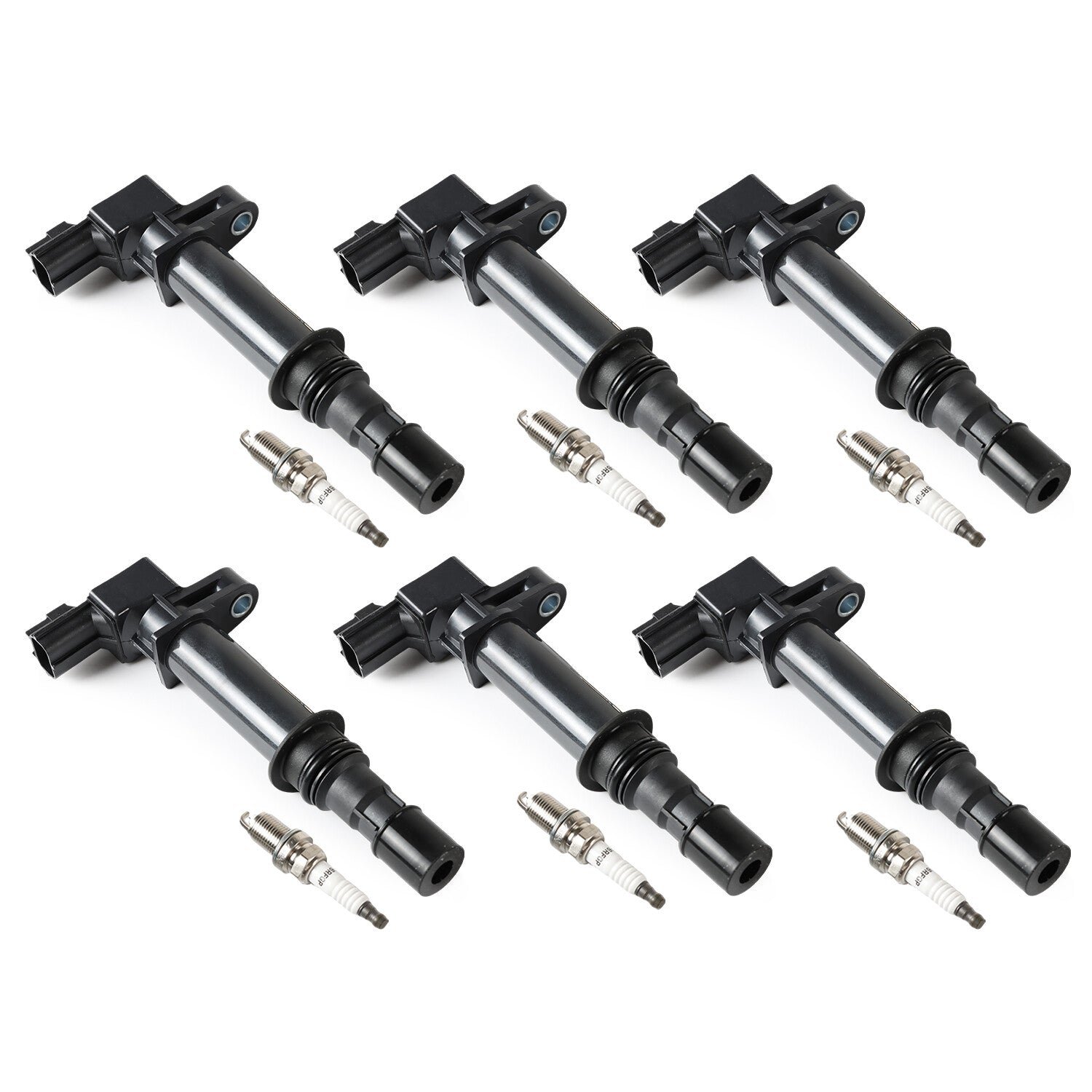 6X Ignition Coil + 6X Spark Plug Set for 2002-2007 for Dodge for Ram 1500 4.7L V8 UF270