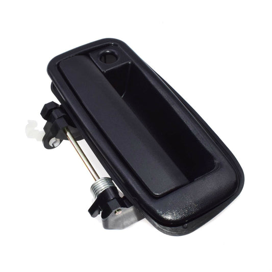 Exterior door handle, left FL, black, suitable for Toyota for Corolla 1988-1992. (69220 - 12110-)
