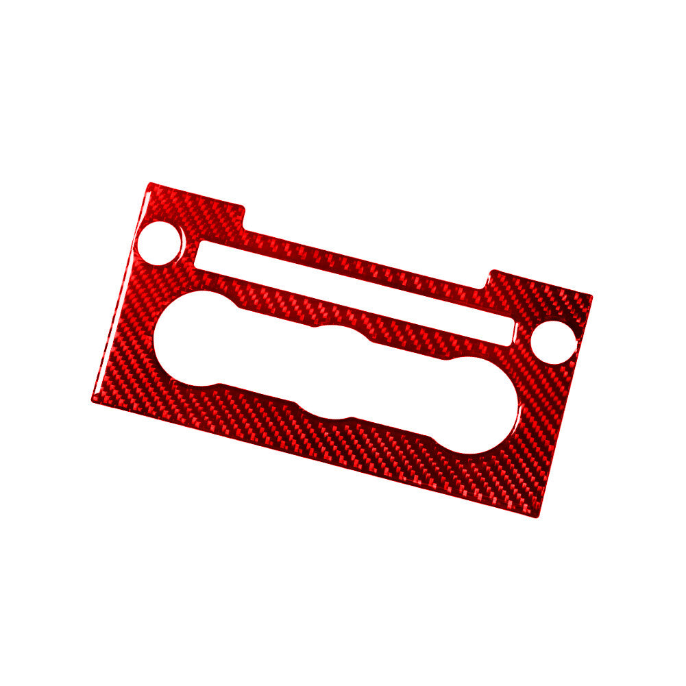 Red Carbon Fiber Climate Control Panel Trim For Land for Range Rover Sport 2014-2017