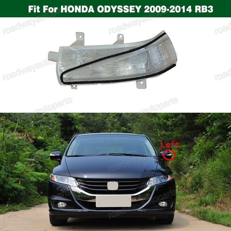 Left Side View Door Mirror LED Turn Signal Light for HONDA ODYSSEY 2009-2014 RB3