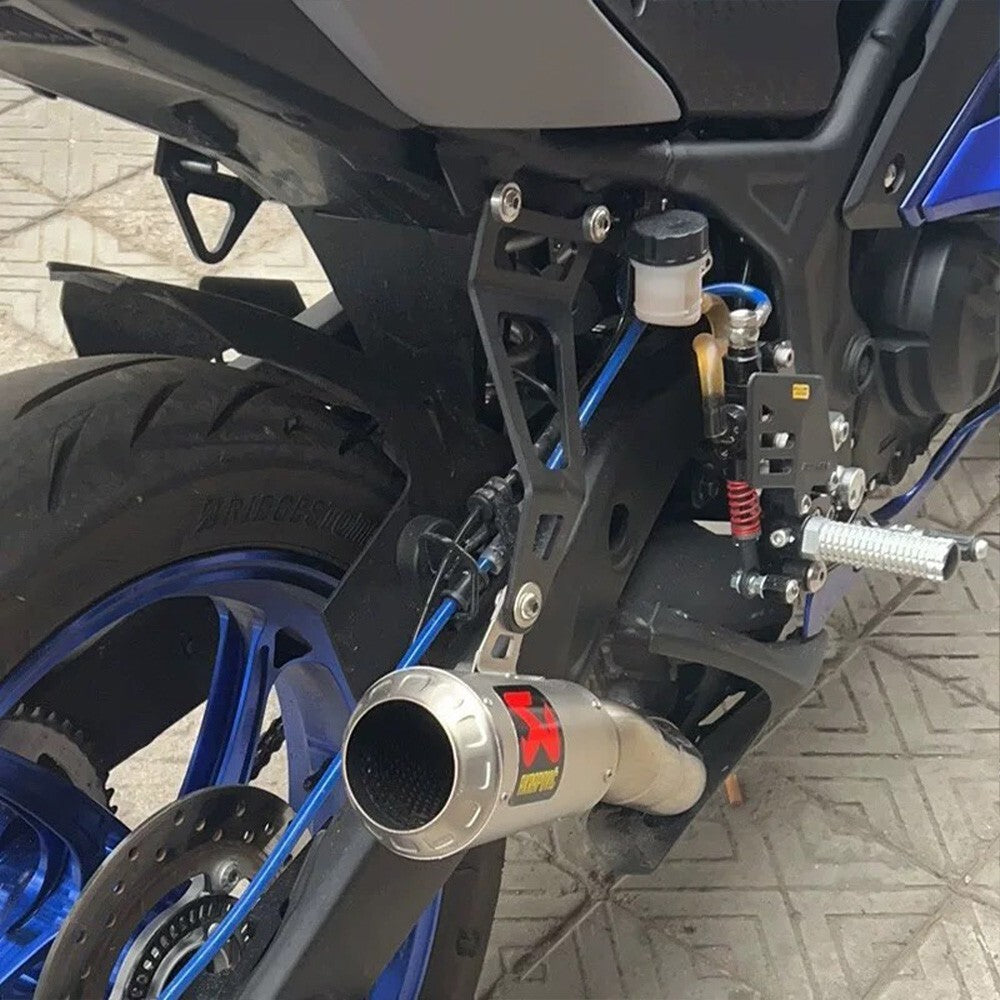 Passenger Rear Foot Rest Blanking Plates for YAMAHA YZF-R3 YZF-R25 MT-25 MT-03