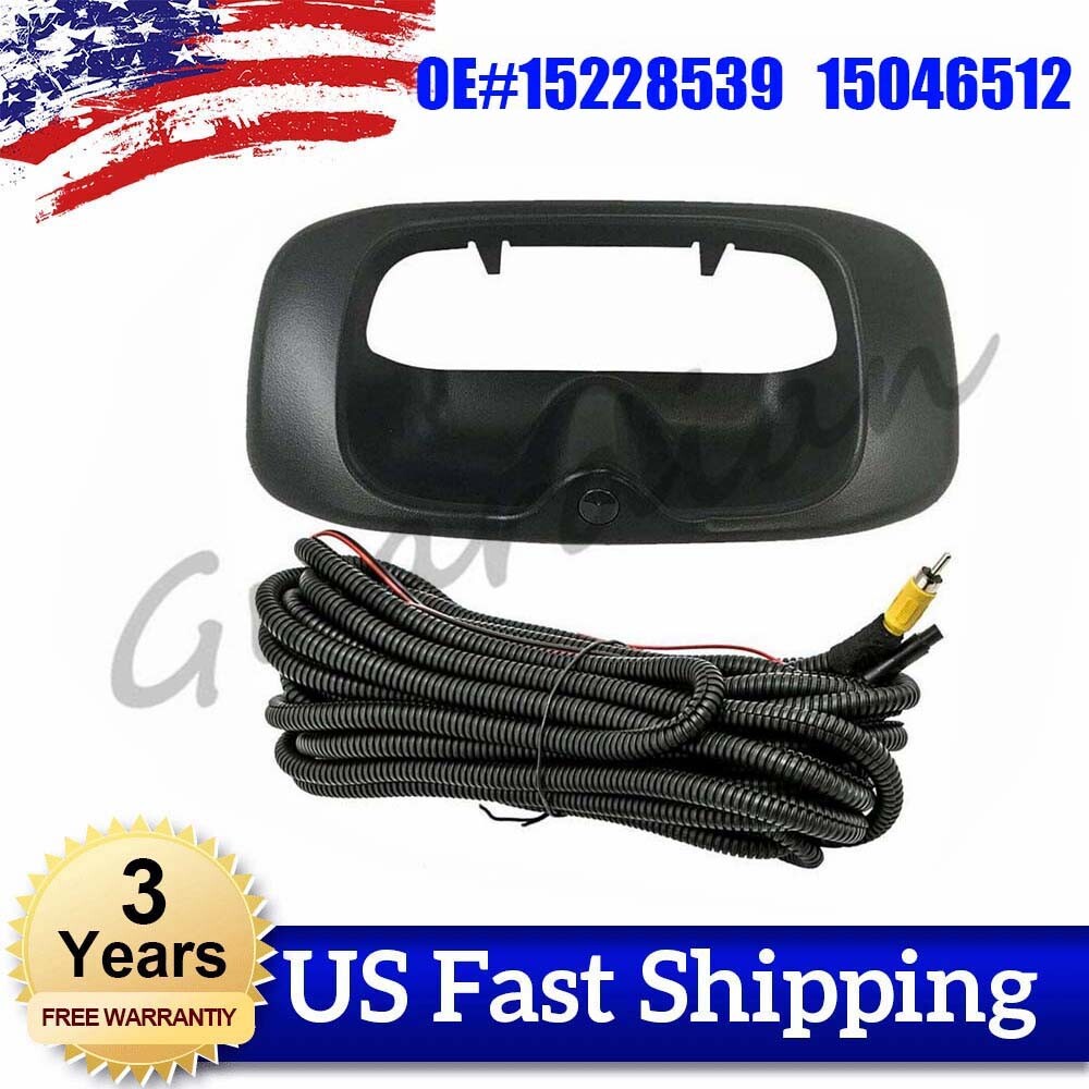 Tailgate handle spare camera with cable 15228539 15046512 Suitable for GMI 3500 2500