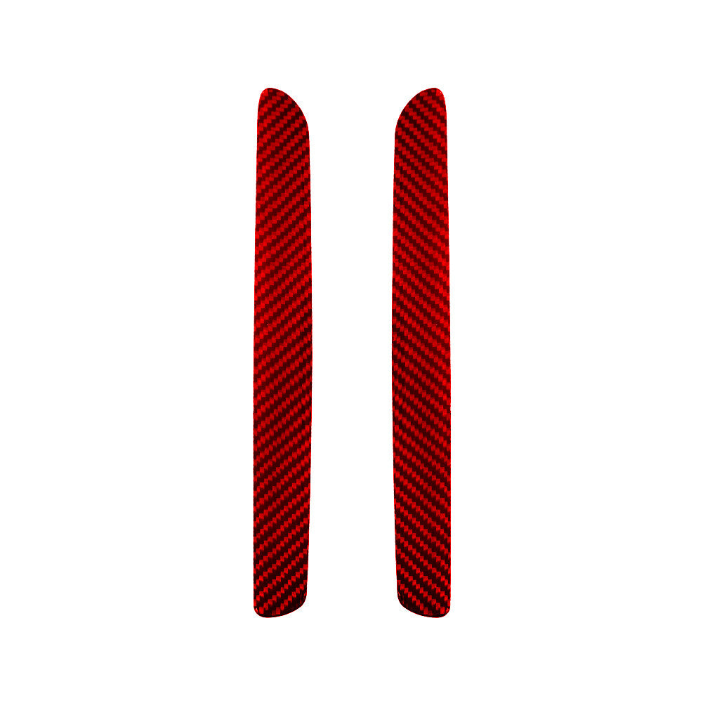 Red Carbon Fiber Rear Door Inner Panel Trim Cover for KIA Sedona 2015-2016