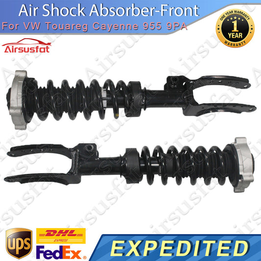 2x Front LR Shock Coil Spring Assembly for VW Touareg for Porsche for Cayenne 955 9PA