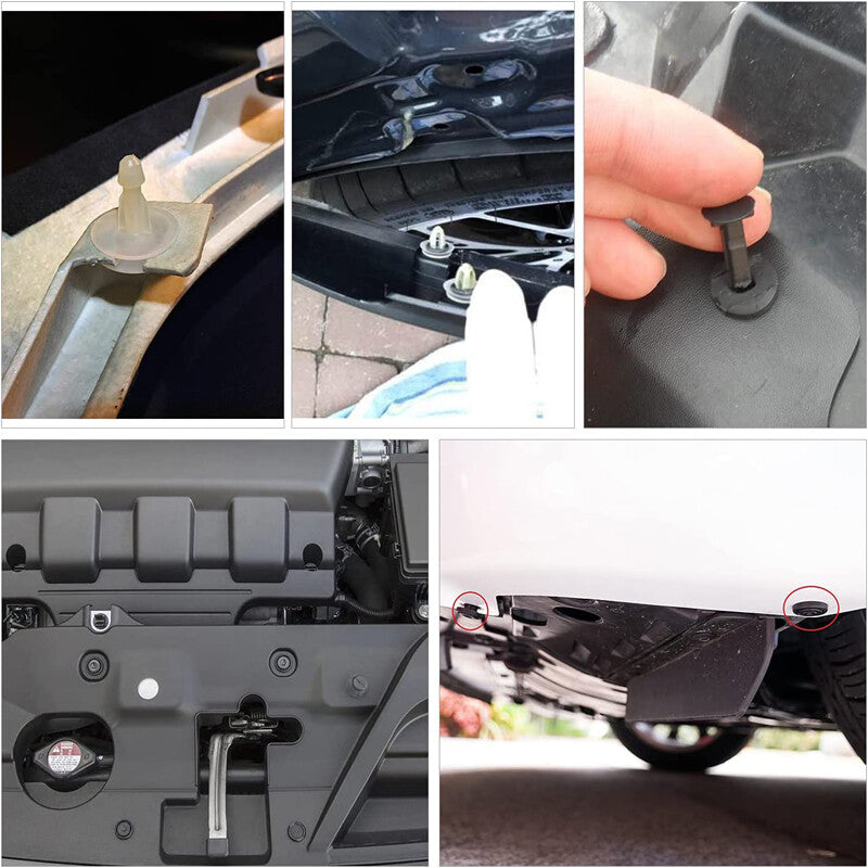415-piece pack of car fasteners and clips, 18 sizes available, selling plastic rivets.
