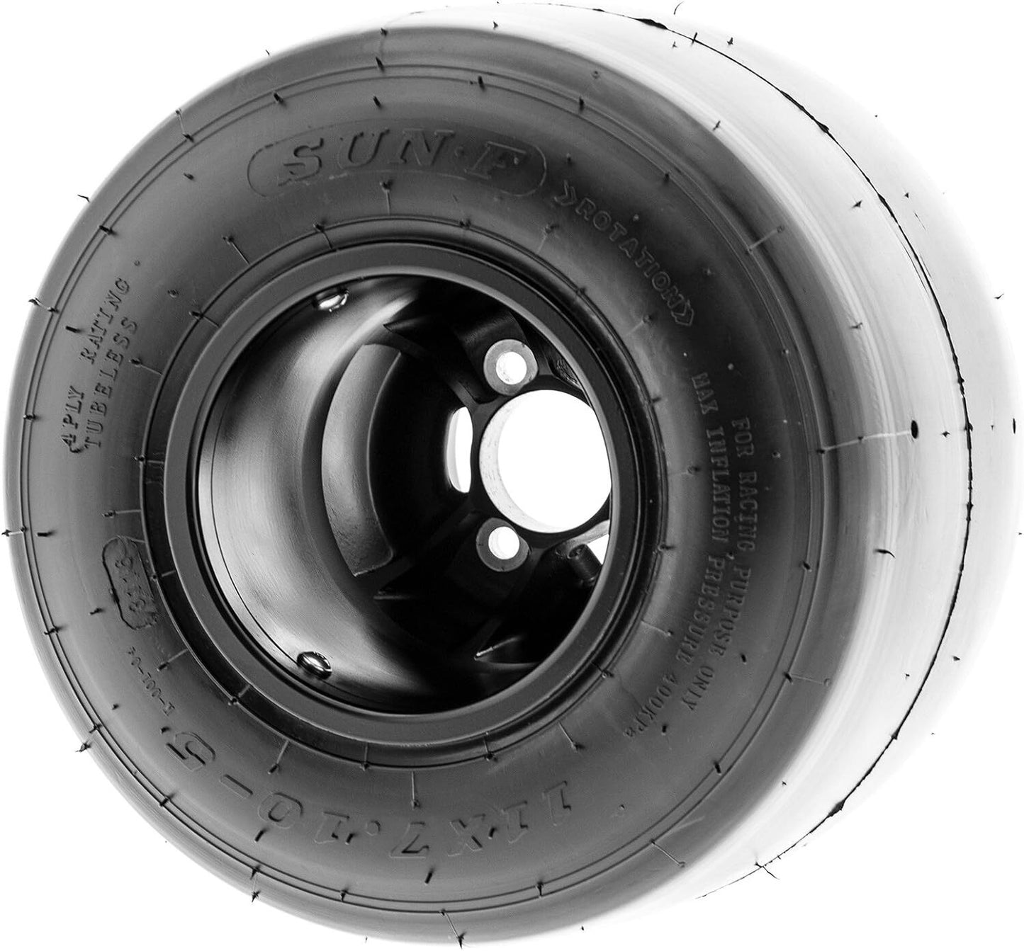 Go Kart Wheels and Tires Slick tyreTires Rims 11x7.1-5 Rear Wheel Hub 3 Holes