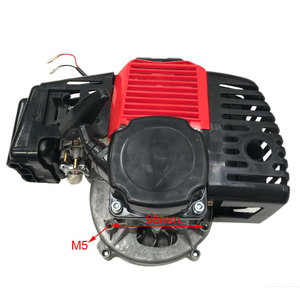 49cc 50cc 2 Stroke Pull Start Engine Motor Kit Scooter for Mini Pocket Bike ATV Cart