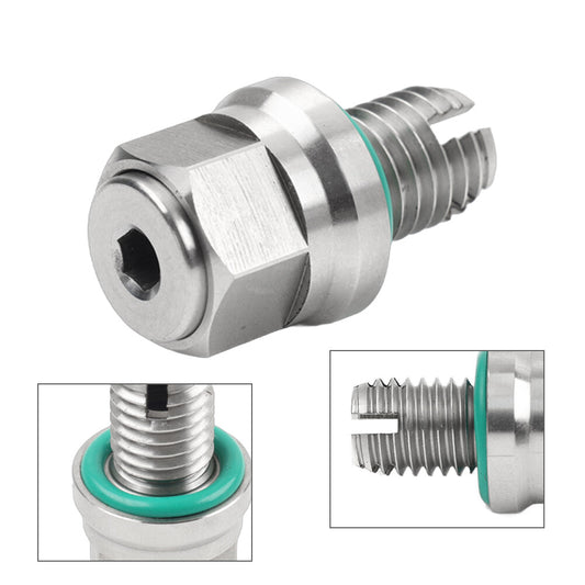 M10.4-1.25x15mm Oil Drain Plug Self-tapping Piggyback Stainless Steel Repair Set