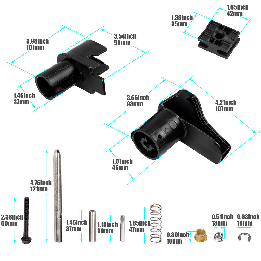 New Complete Fuel Tank Fairing Handle Kit For 04-17 for Volvo VNL Chassis 85125440