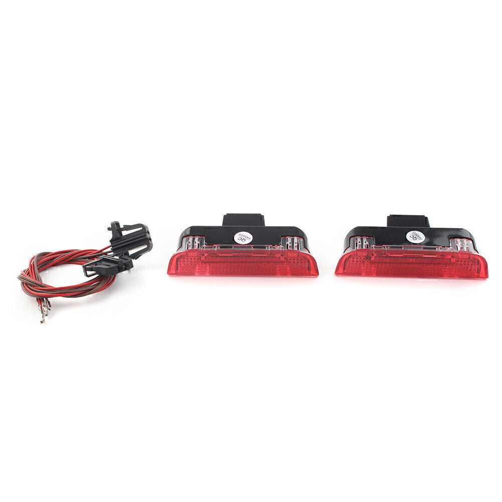 for VW for Golf EOS for Jetta for Passat White Red LED Side Door courtesy Lights