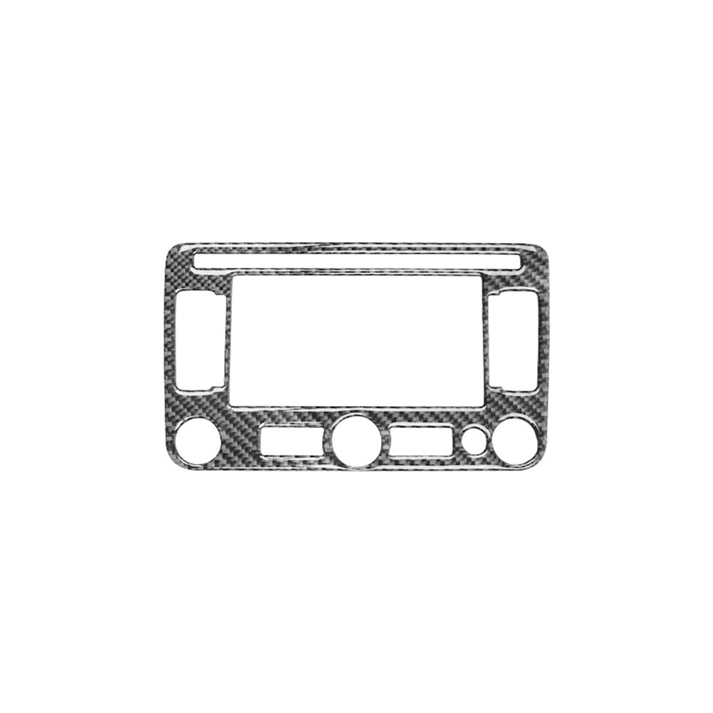 Carbon Fiber Radio With Navigation Cover Trim for Volkswagen for Jetta Sedan Type C