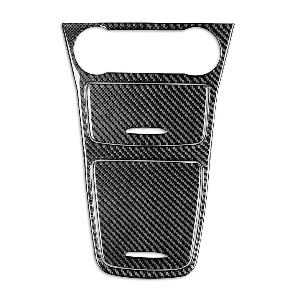 for Benz A Class W117 2013-2018 3x Carbon Fiber Interior Center Console Trim