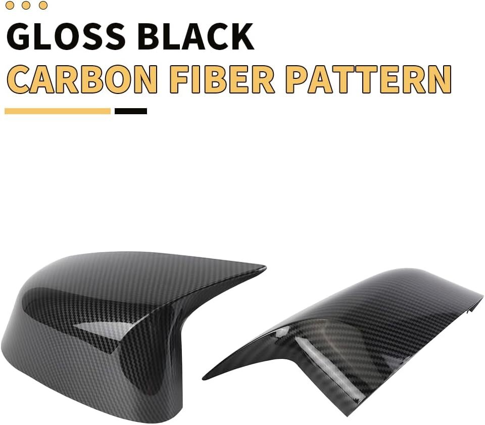 Side mirror caps suitable for BMW X1 F48 F49 X2 F39 Z4 G39 F40 F44 and for Toyota Supra 2X.